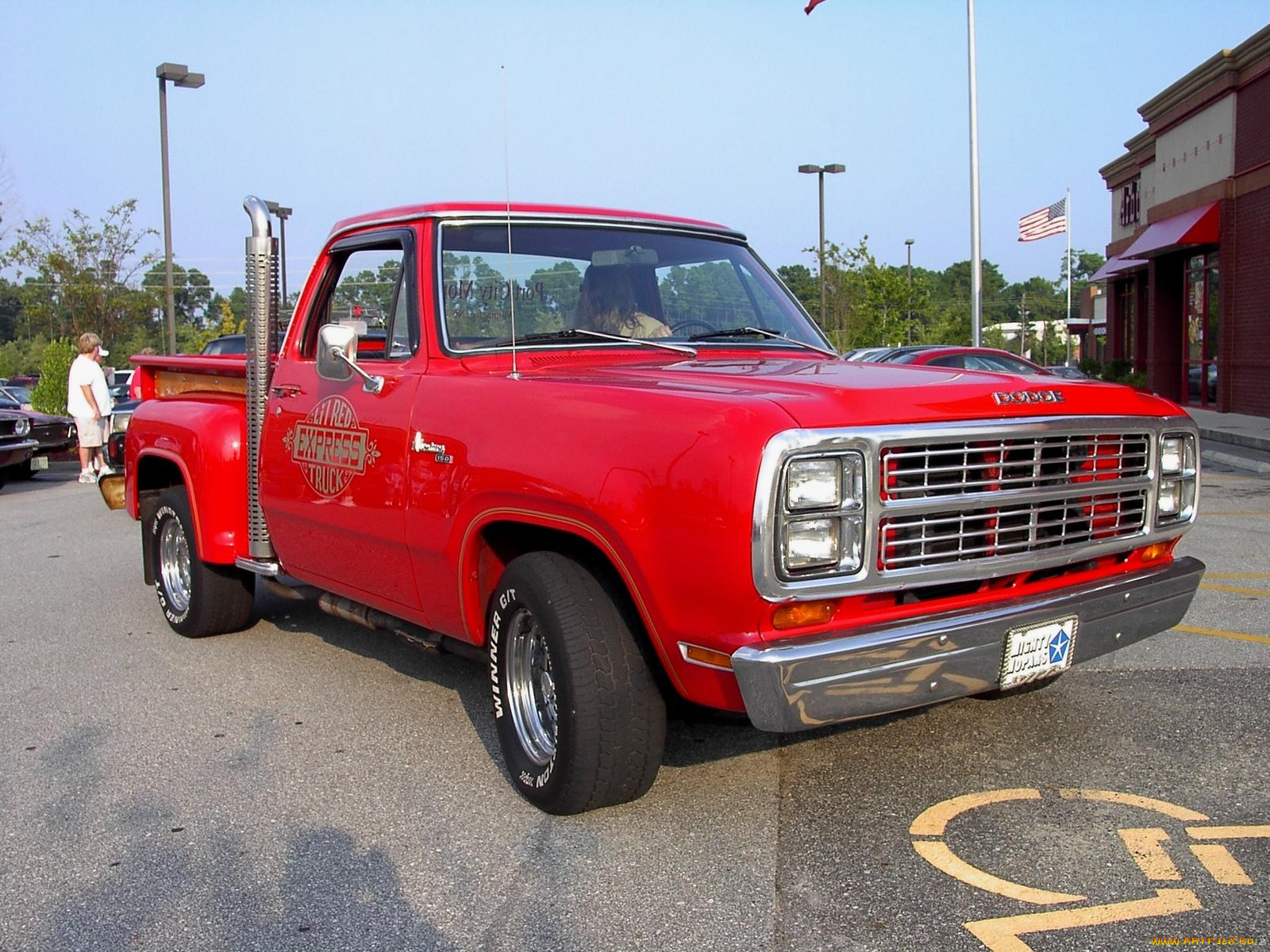 1978, dodge, little, red, truck, classic, 